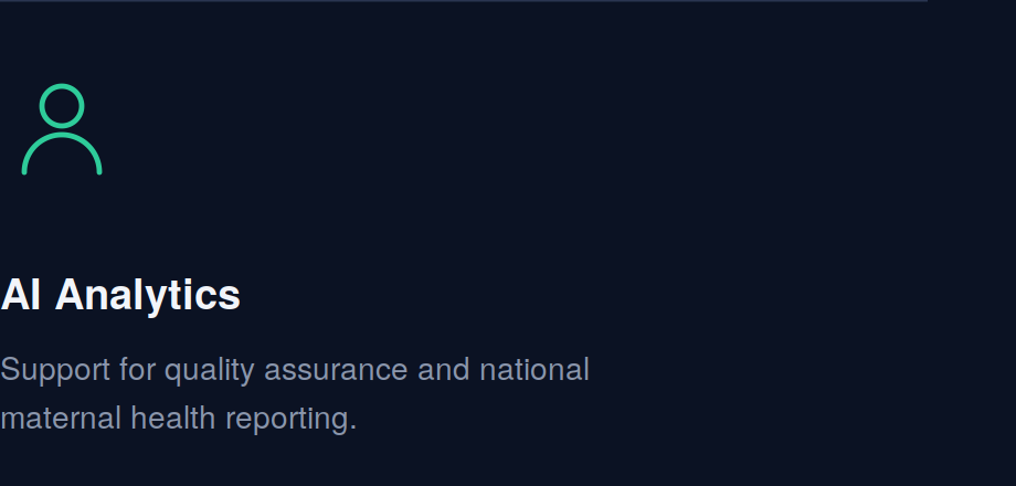 ai analytics card