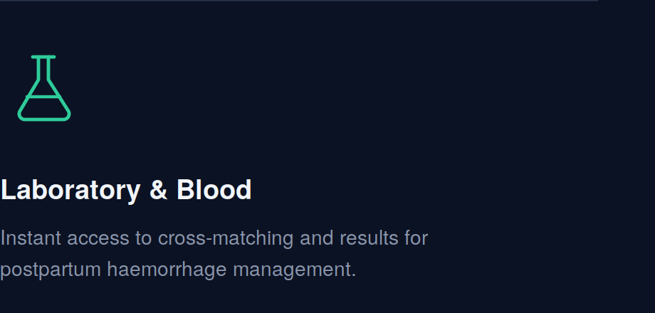 laboratory blood card